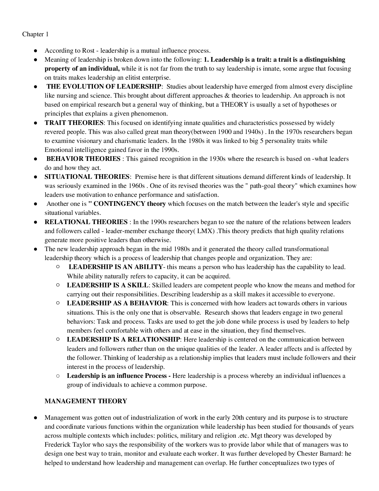 Preview image for Introduction to Leadership Concepts and Practice, 5th Edition, Peter G. Northouse,  Lecture notes